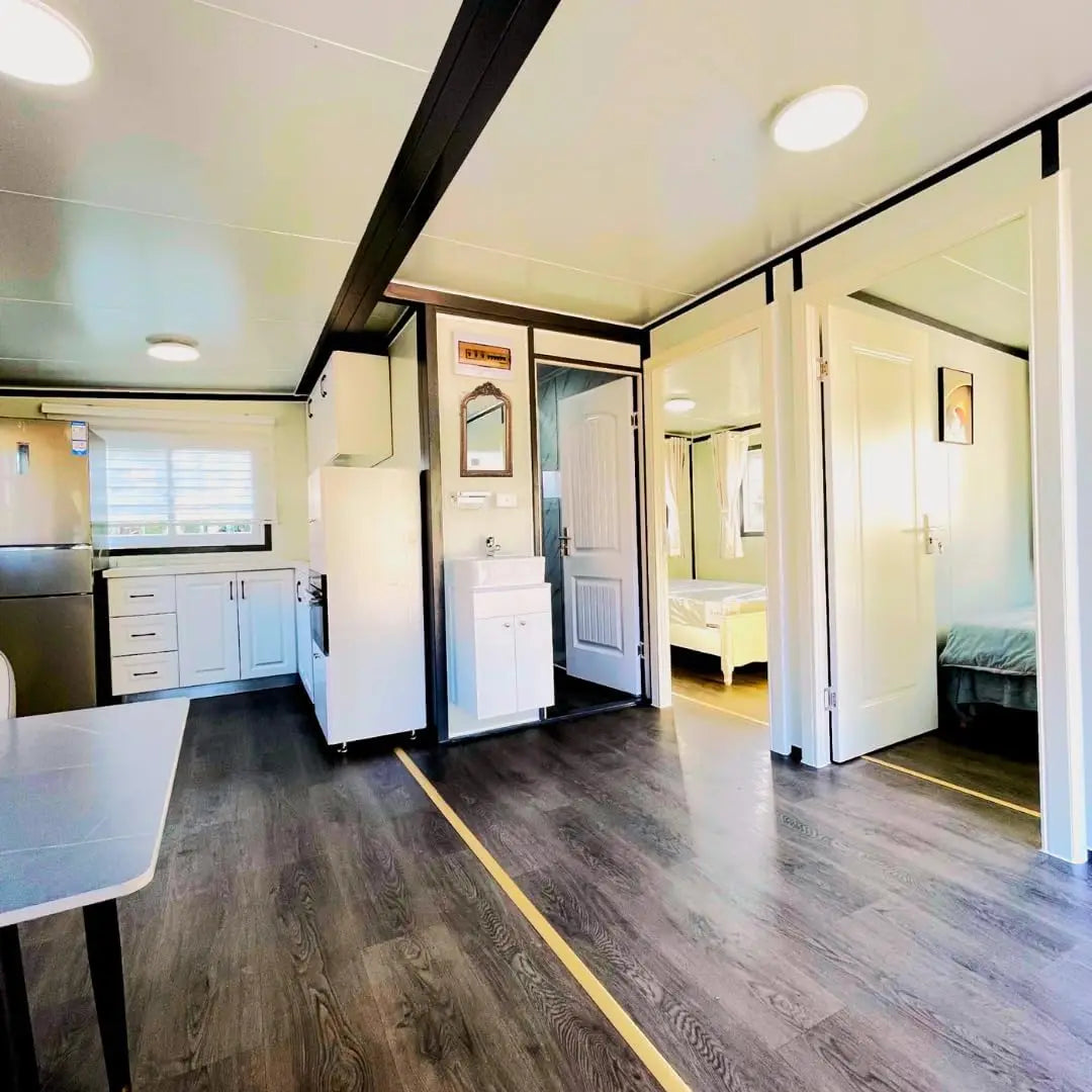 40ft Container House Portable Modular Tiny Home 3 Bedrooms Kitchen Bathroom