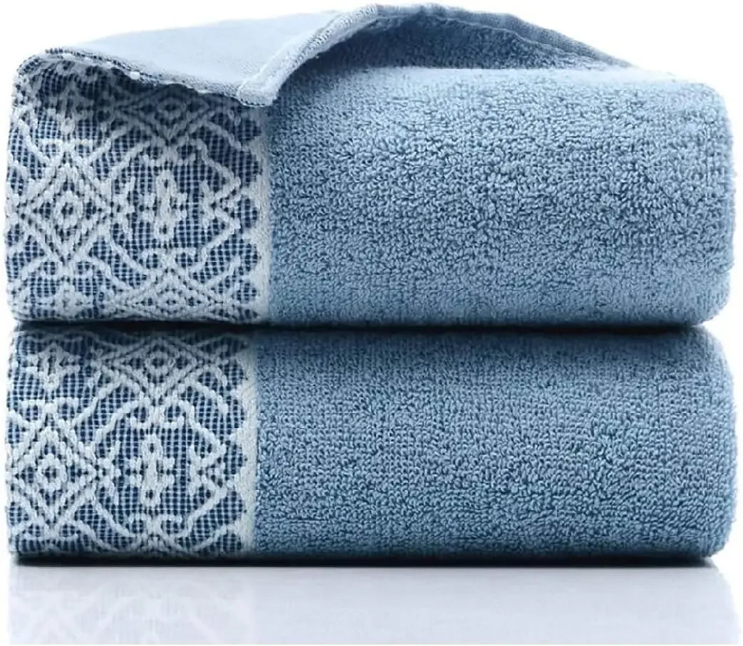 4 Packs Pure Cotton Hand Towels 100 Percent Cotton Face Towels Printed Super Soft High Absorbent Bathroom Towels