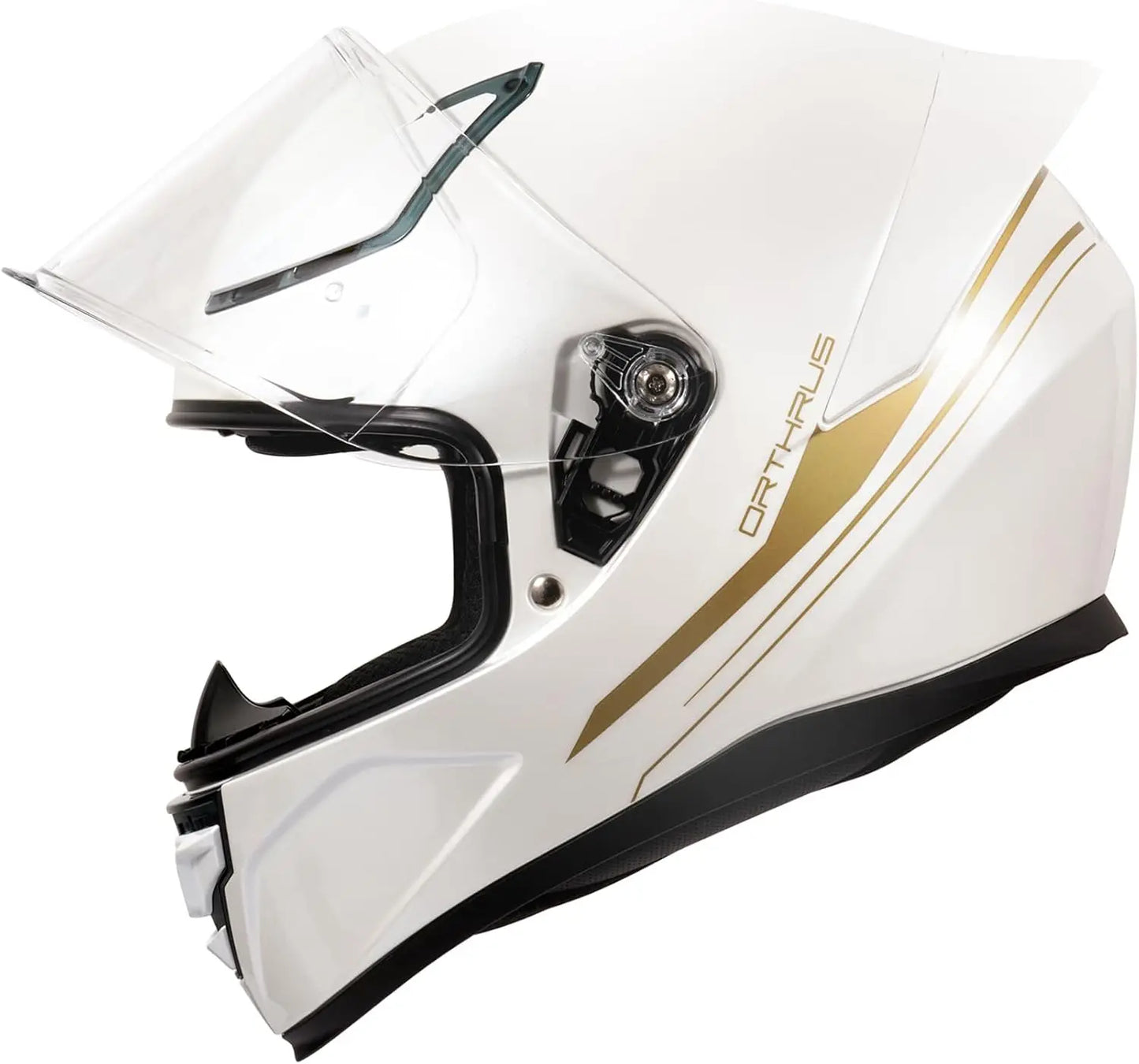 (X-Large)OTS Dual Clear & Tinted Visor Full Face DOT Motorcycle Helmet - Lightweight Airflow ABS Shell, Quick-Release Buckle, Wa