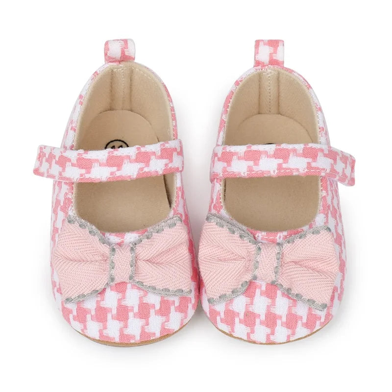 Baby Girl Polka Dot Mary Jane Slip On Flats Newborn
