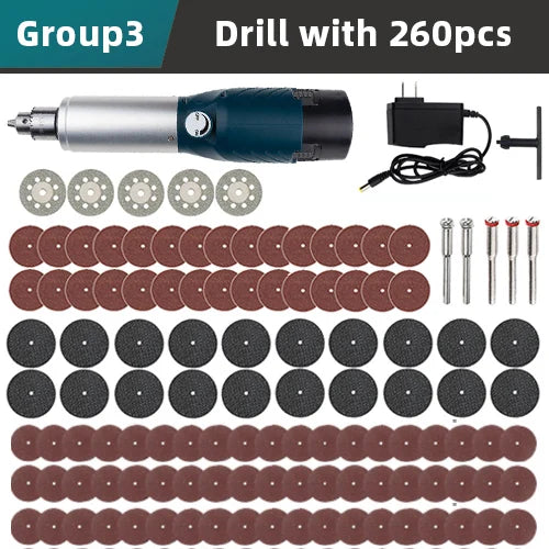 Cordless Rotary Tool Dremel Mini Drill Engraving Pen 12V Rechargeable