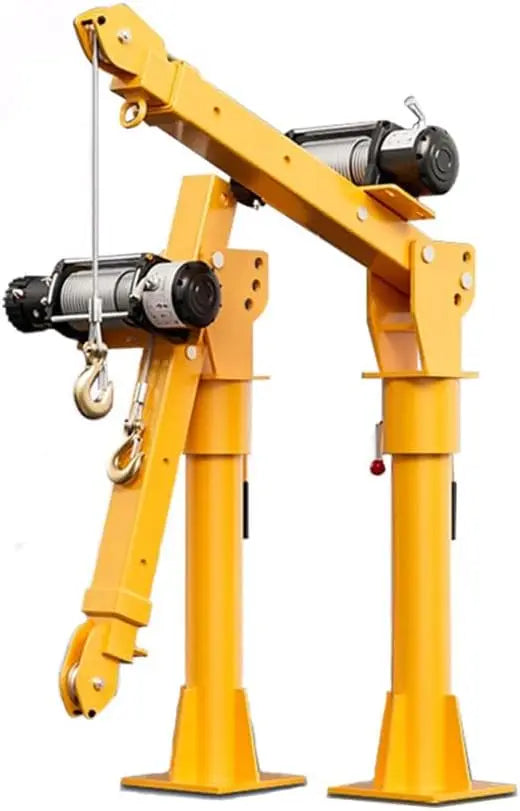 Tru360°rotatable Base Pickup Truck Jib Cranes with Electric Winch and Remote Control,with Electric Winch 3000 lbs,