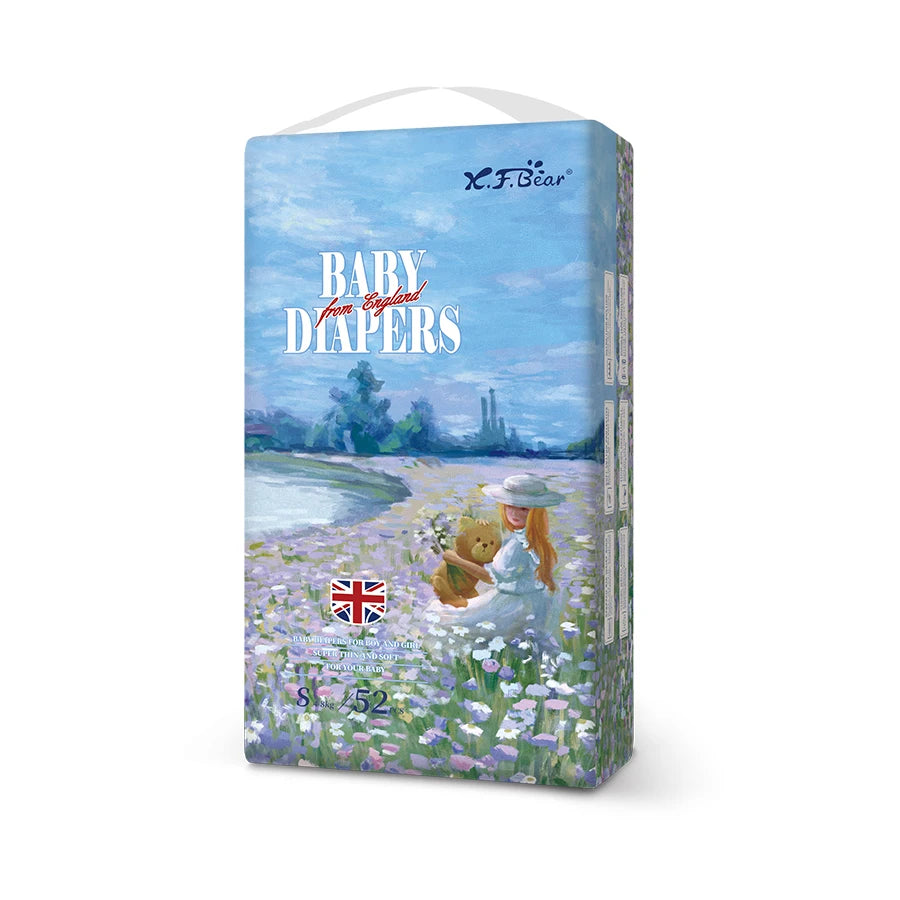 Xiaofeixiong Disposable Baby Diaper Skin Friendly Soft Multi Layer Breathable