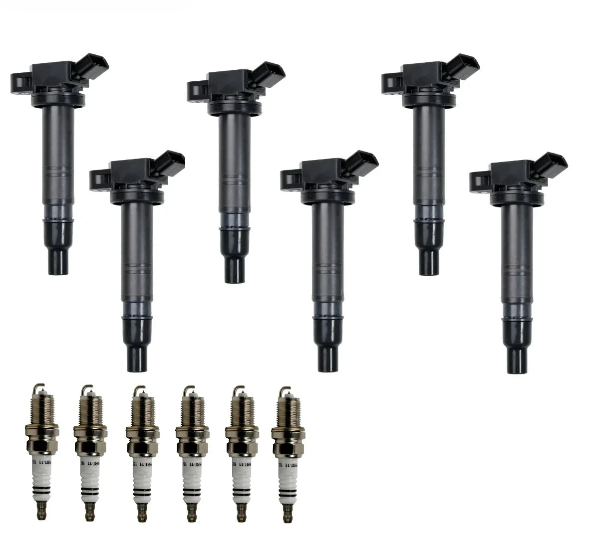 6Pc Ignition Coil and Iridium Spark Plug Kit for Toyota 4Runner FJ Cruiser V6