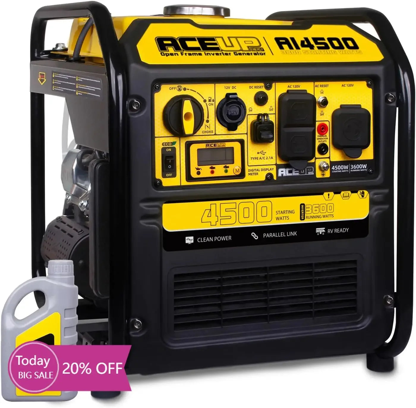 Bestseller 4500W Inverter Generator 223CC EPA Compliant