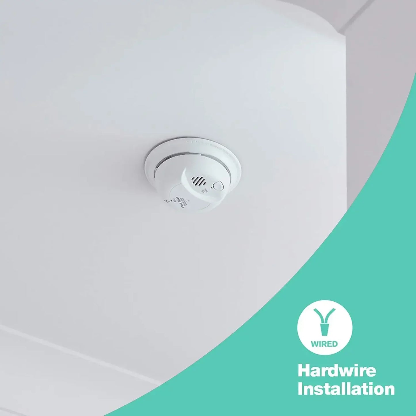 BRK SC9120B Hardwired Smoke And CO Detector With Battery Backup White Pack Of 3