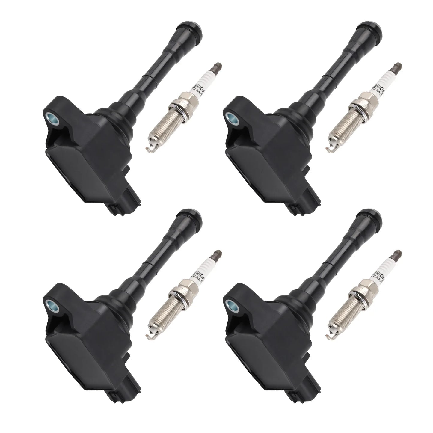 4 Ignition Coils And Spark Plugs For Nissan Juke 1 6L L4 2011 2017 UF659 91215