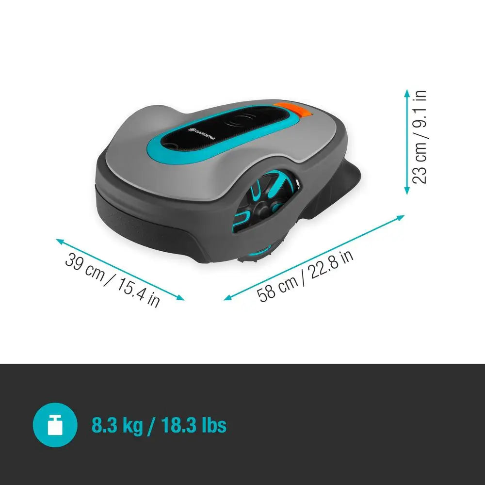 Smart Robotic Lawn Mower Bluetooth Control Silent Operation Boundary Wire DIY Installation Energy Efficient Safety