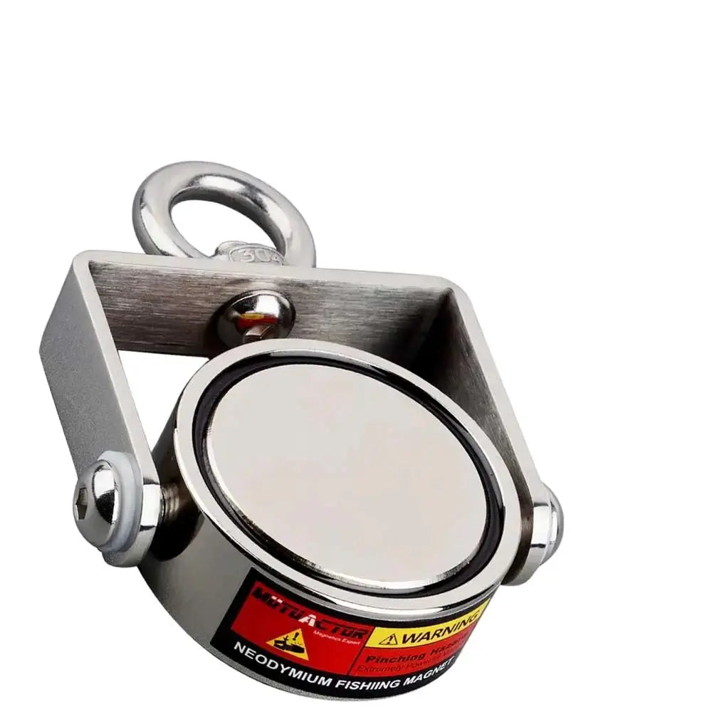 Rotatable 200KG N52 Fishing Magnet Set with 20M Rope and 304 Eyebolt for Outdoor Adventure Gift