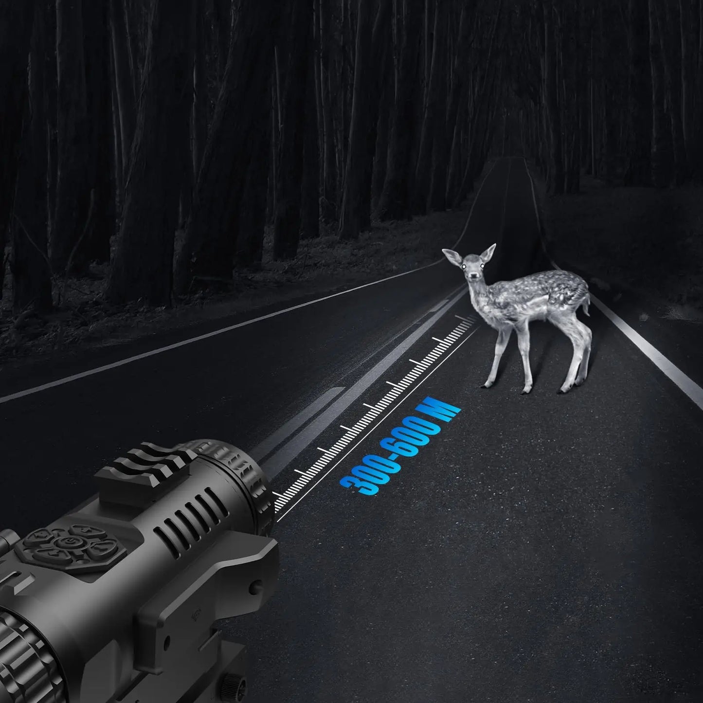 Digital Night Vision Scope, HD Day & Night 5-20X Hunting Night Vision Scope 2560x1920 Resolution Night Vision Scopes for Hunting