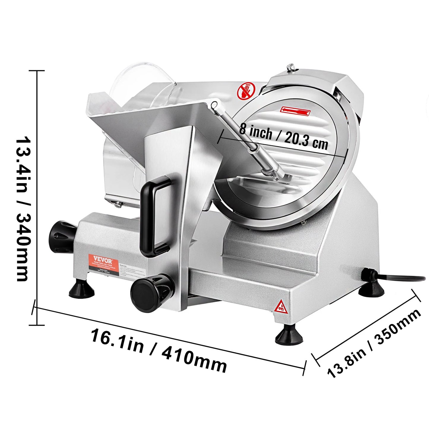 SucceBuy Electric Meat Slicer 200W 240W 320W 340W Adjustable Thickness for Home and Commercial Use Cut Meat and Cheese