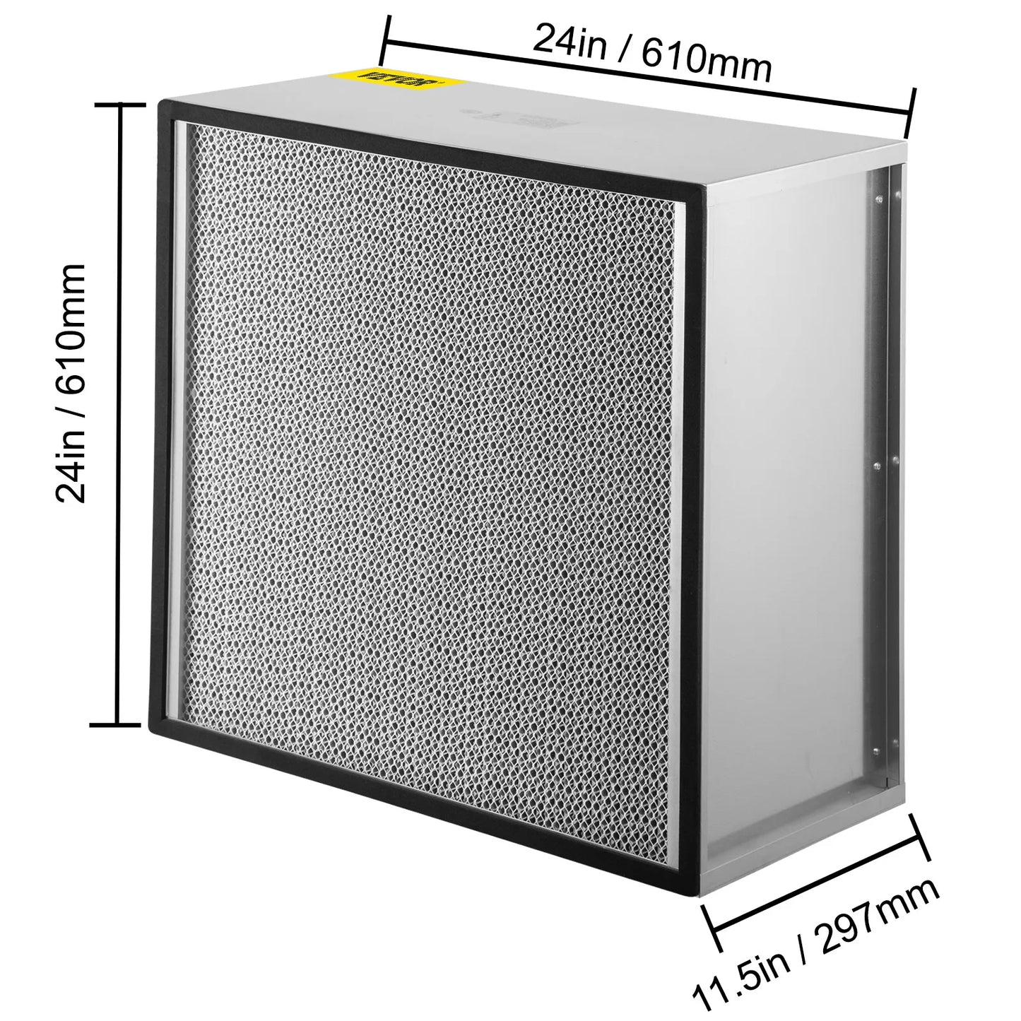 VEVOR HEPA Replacement Filter True HEPA Pleated Air Filter with Galvanized Frame Compatible with Novair 20