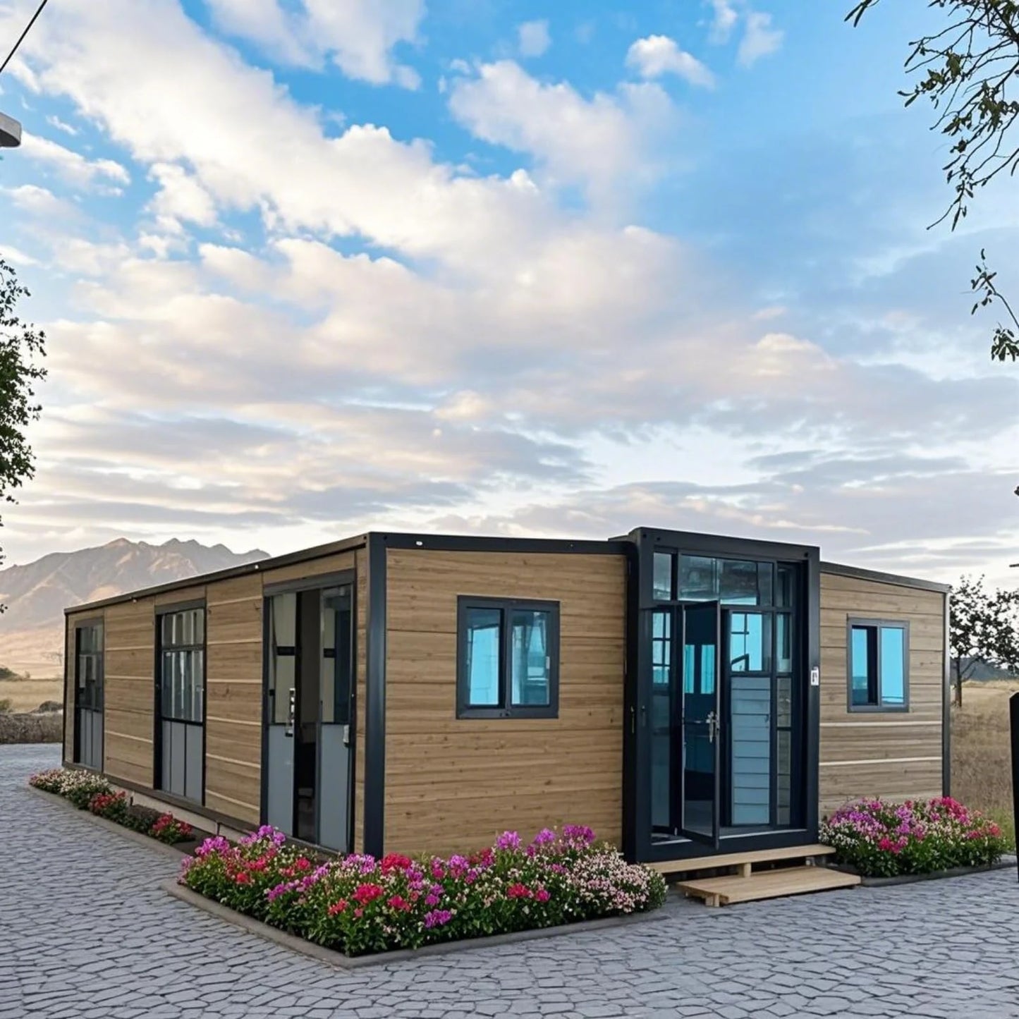 40 Ft Prefabricated Container Home 2 To 5 Bedroom Modular Home With Bathroom