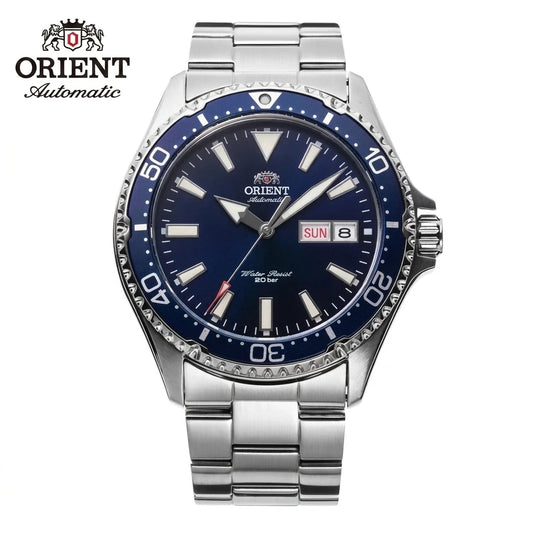 Japanese Orient Diving Automatic Watch for Men 20Bar Waterproof Week Date Luminous Stainless Steel Sports Mechanical Wrist Watch