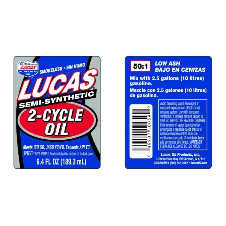 SHXI 10059 Semi Synthetic 2 Cycle Motor Oil 6.4 Oz