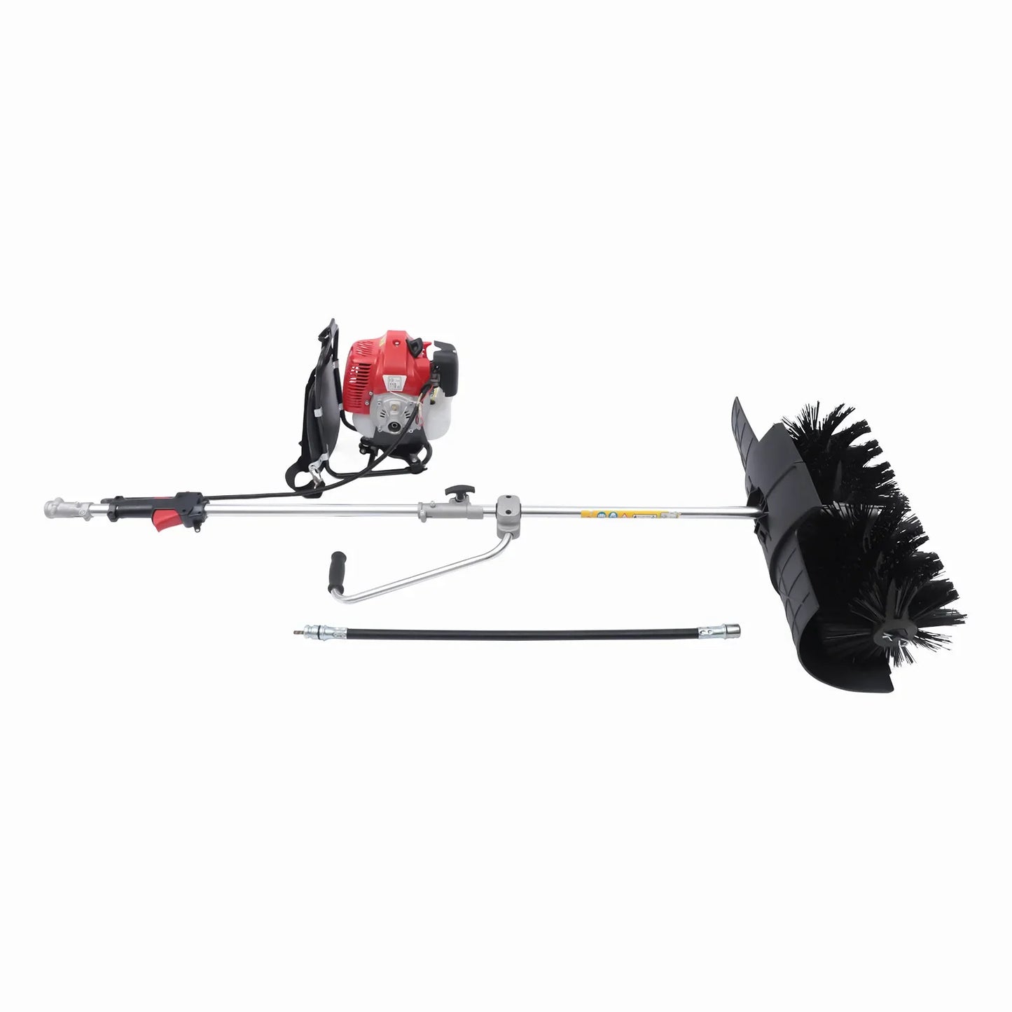 52cc 2 Stroke Gas Commercial Backpack Blower Sweeper 3 In 1 Multi Surface