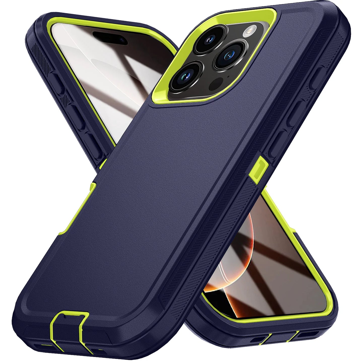 Shockproof Armor Defender Case For iPhone 17 16 Pro Max 15 14 Plus