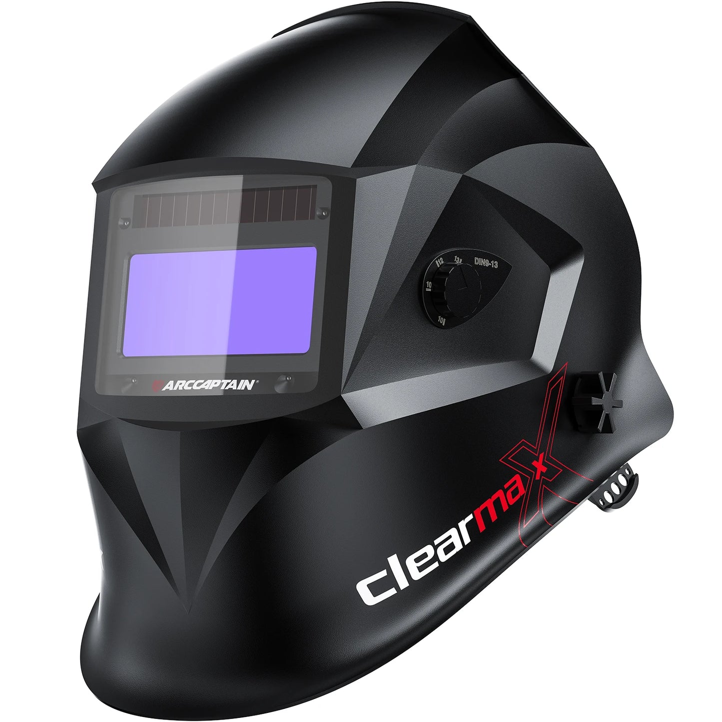 ARCCAPTAIN Welding Helmet Welder Mask Chameleon Large View True Color Solar Power Auto Darkening Welding For Arc Weld Grind Cut