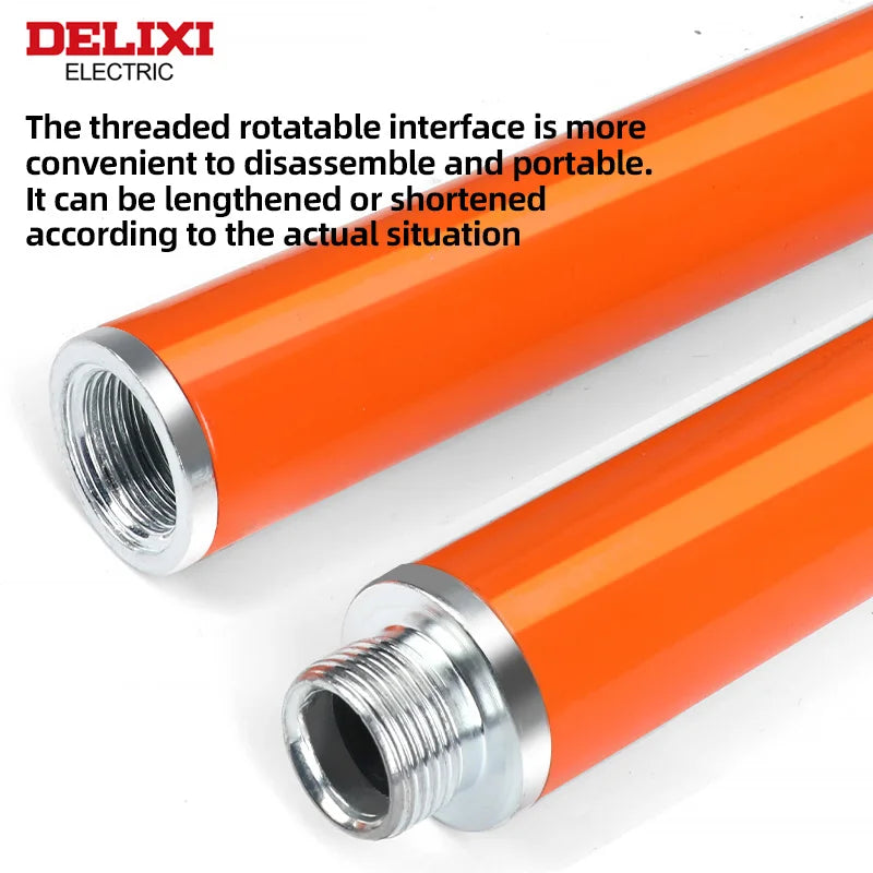 Delixi Electric 2 In 1 Telescopic Tree Pruning Saw 9 26 Ft With Branch Shears