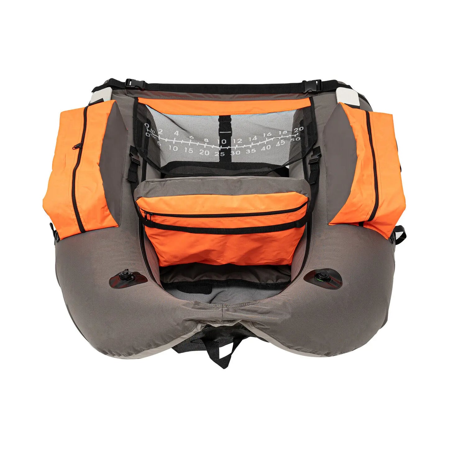 Portable Inflatable Fishing Boat Raft with Adjustable Backrest and Easy Blow Up Design
