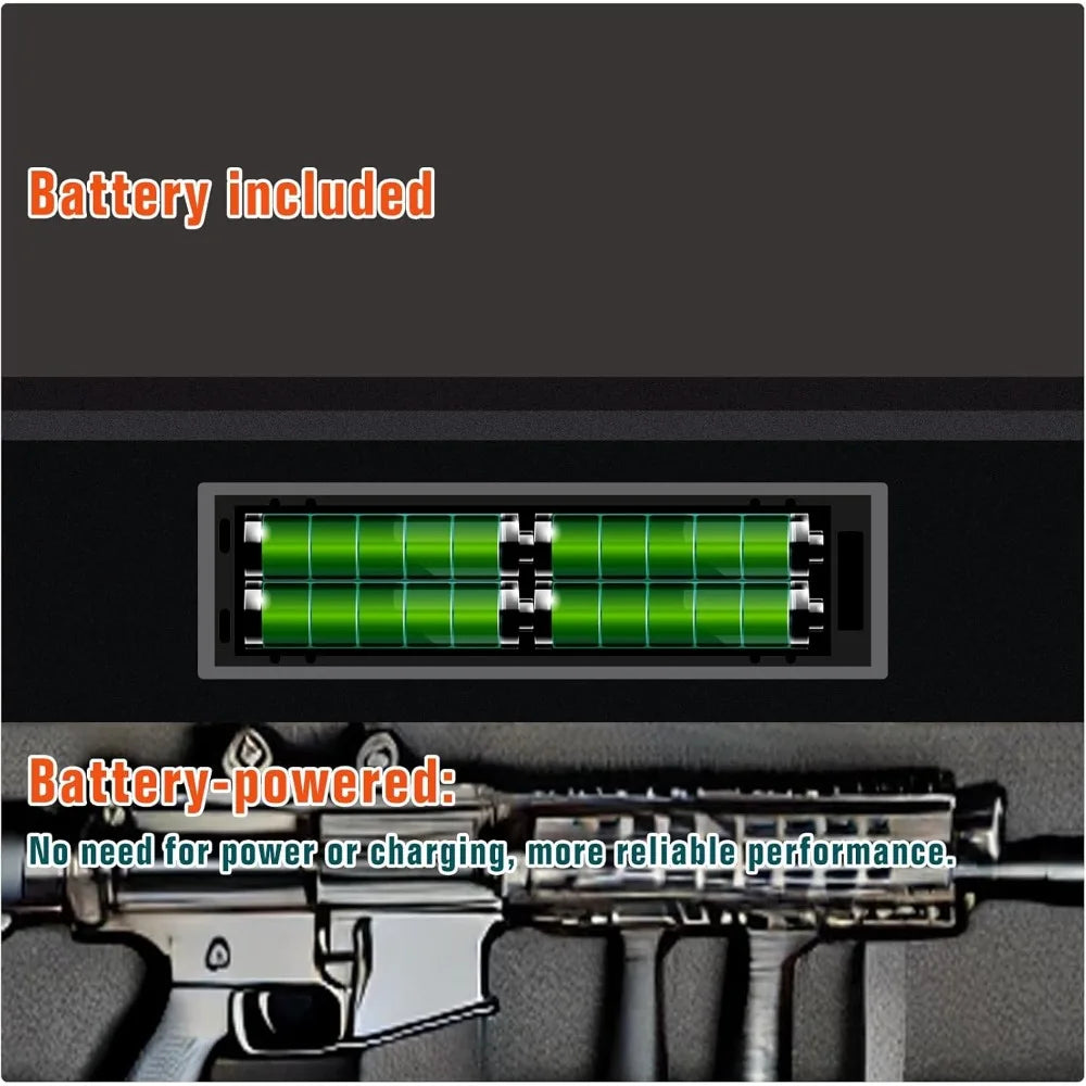 Under Bed Gun Safe Drawer for AR Rifle Long Storage Case for Car Trunk Gun Storage Rifle Safes for Home Rifle and Pistols