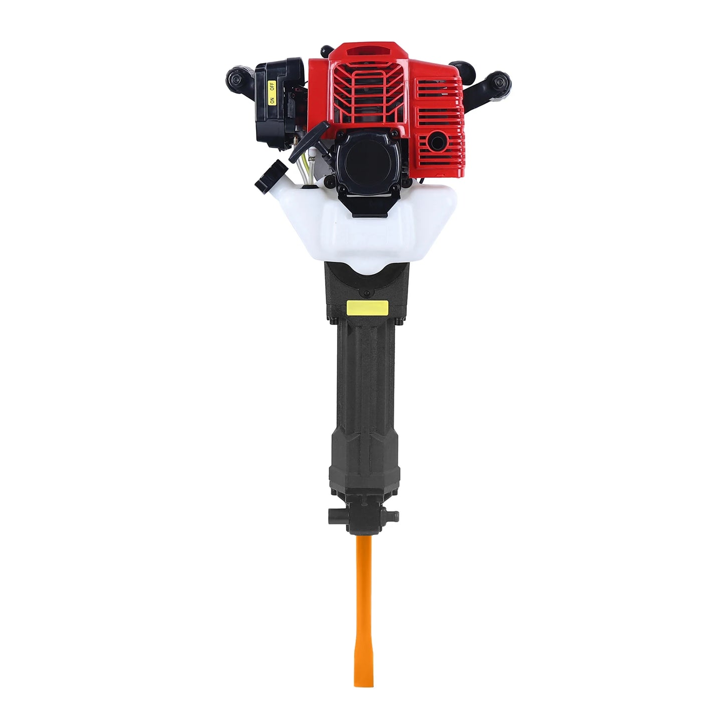 Demolition Jack Hammer 1900W, 52CC Gas Powered Breaker With 1500bpm Impact Frequency, 20-55J Impact Energy for Concrete Rock Breaking, Point & Flat Chisel