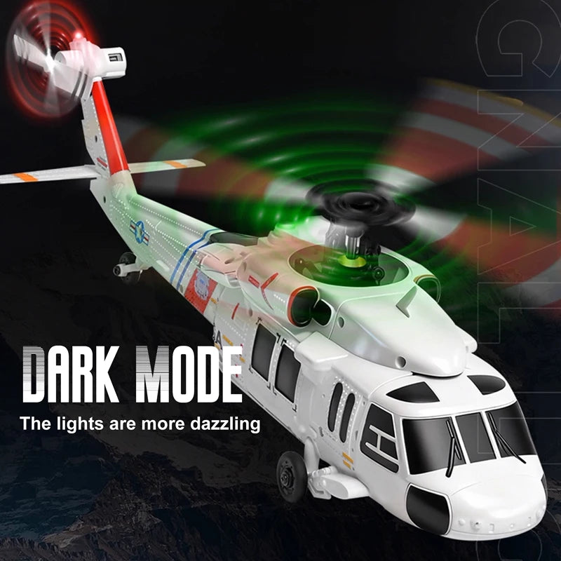 WLtoys UH-60L Black Hawk 4CH RC Helicopter Brushless Motor 6-Axis Gyro