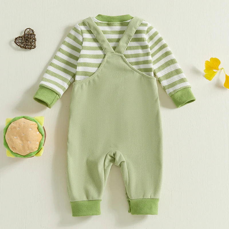 Cute 2 Piece Toddler Winter Set Knit Sweater Bear Print Pants Warm Outfits for Baby Boy Girl Cozy Clothes