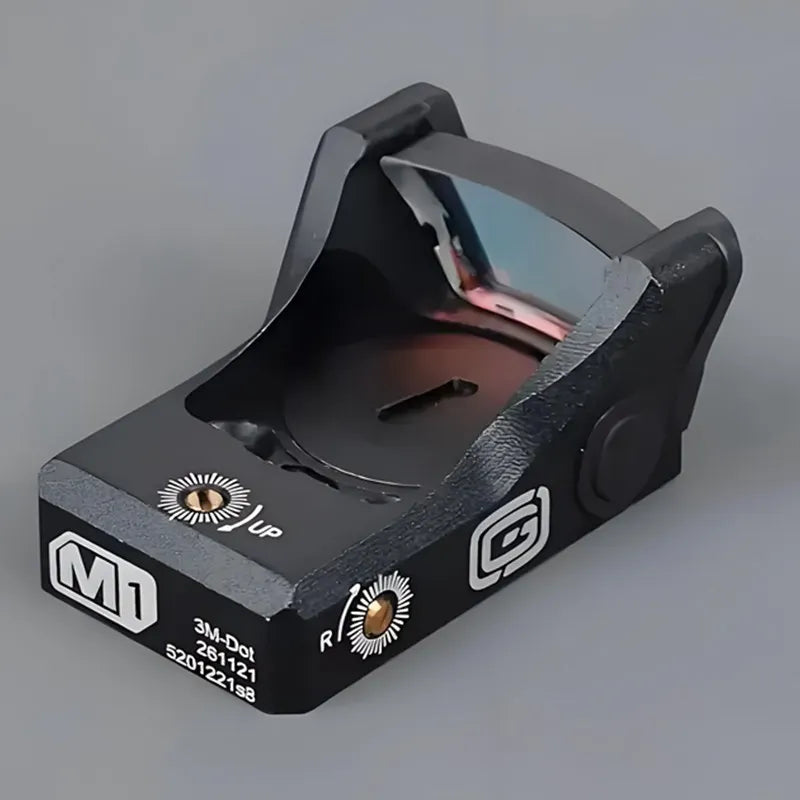 Compact M1 Red Green Dot Scope 3MOA Auto Off Optics Aluminum Alloy for Hunting and Shooting Black Precision Design