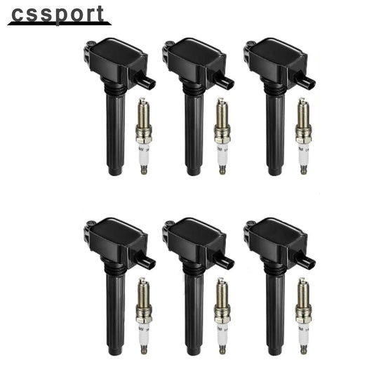 6 Pack Ignition Coils And Spark Plugs For Dodge Charger