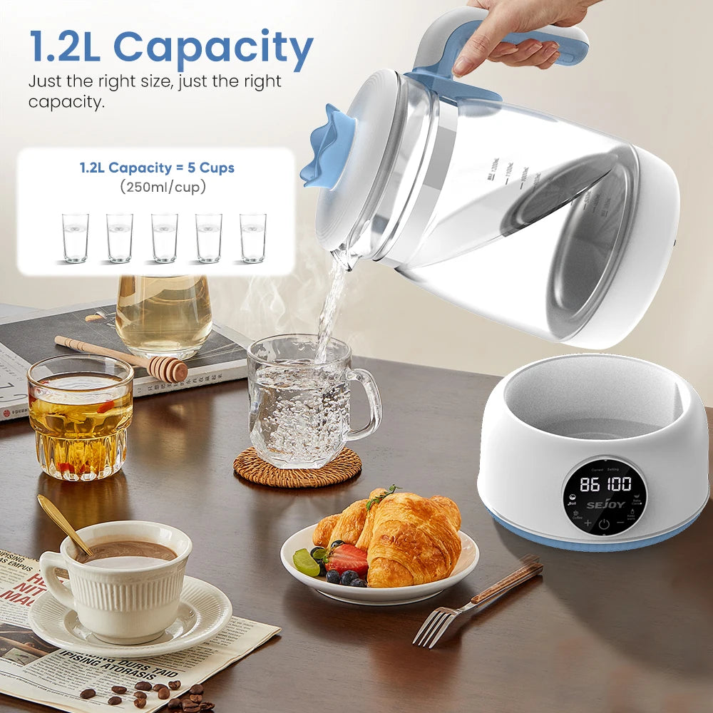 Sejoy Electric Kettle for Baby Milk Feeding Instant Temperature Control Water Tea and Coffee Pot