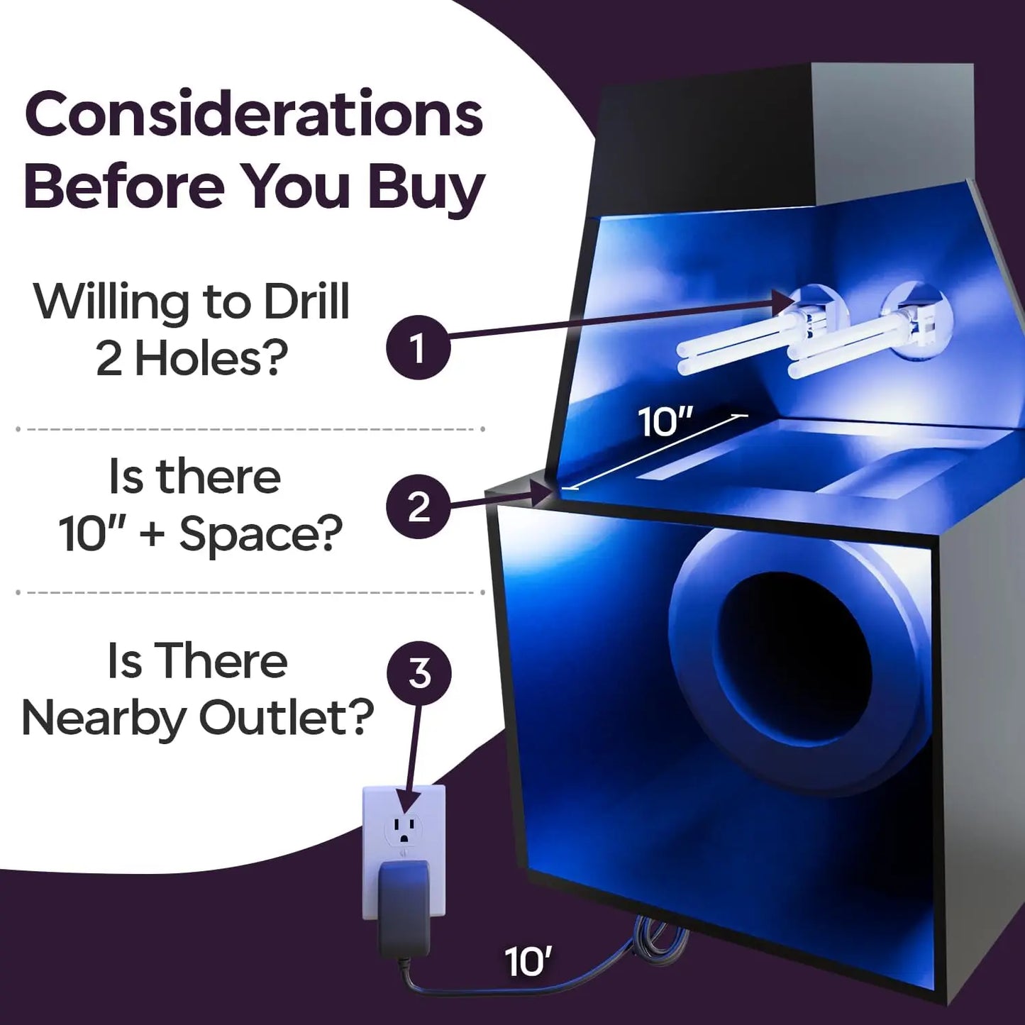 36W HVAC UV Light Air Purifier Bulb For AC Systems Dual UVC Lamp Duct Filter