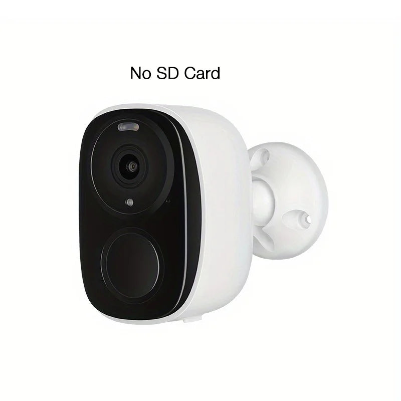 2K 3MP Wireless Outdoor Security Camera 5200mAh Battery Powered PIR Body Detection Night Vision Spotlight Two Way Audio