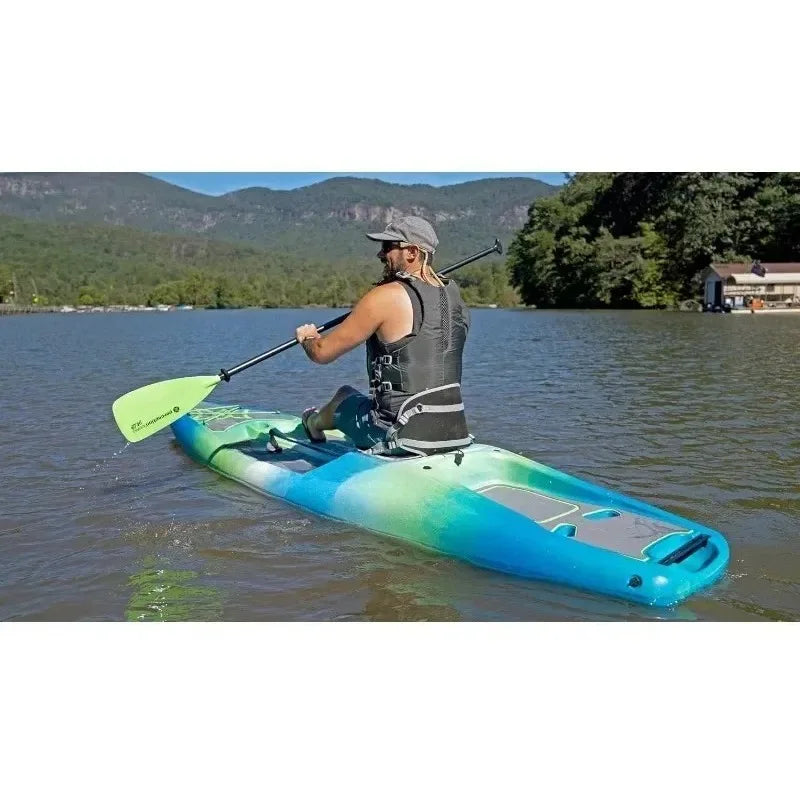 Hi Life 11 Sit on Top Kayak for Adults Hybrid Stand Up Paddle Board Water Sports Sunset Color