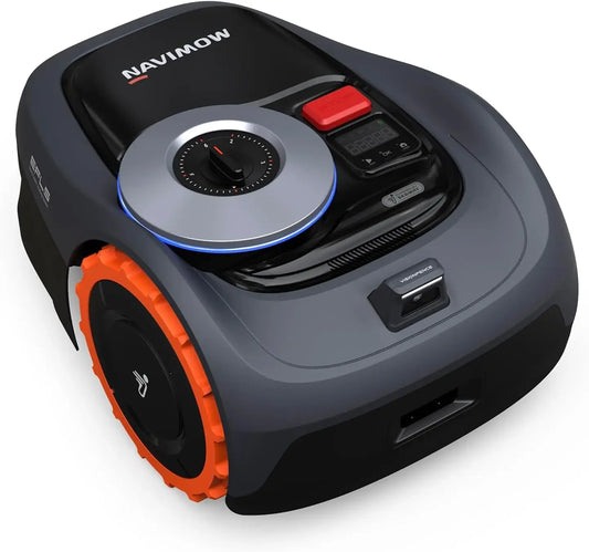 i110N Robot Lawn Mower Perimeter Wire Free 1/4 Acre RTK Vision Robotic Lawnmower AI Assisted Mapping Virtual Boundary App Control Quiet Multi Zone Management