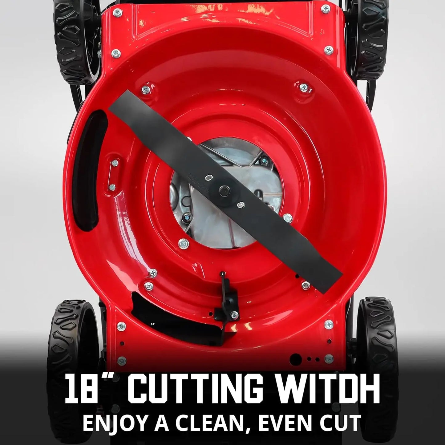 Gas Powered Lawn Mower 18 Inch 144cc Engine 3 in 1 Walk Behind Push Mower Oil Included