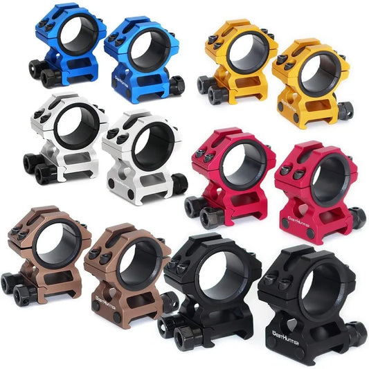 WestHunter Industrial Grade Precision Rifle Scope Rings, 1 Inch 30 mm Tactical 6061 T6 | 1.14"/29 mm Center Height Center Height