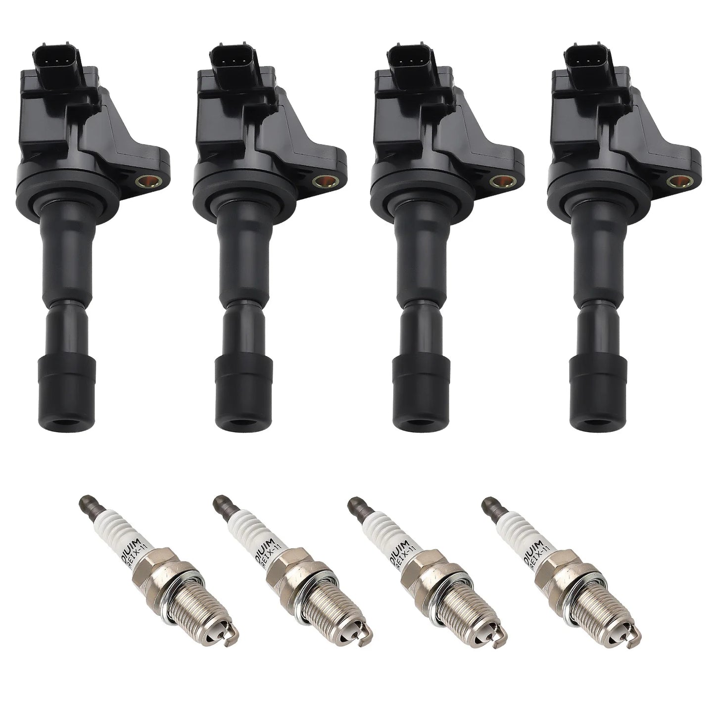 4X Ignition Coil And 4X Spark Plugs For Honda CRZ 1.5L Hybrid November 2016