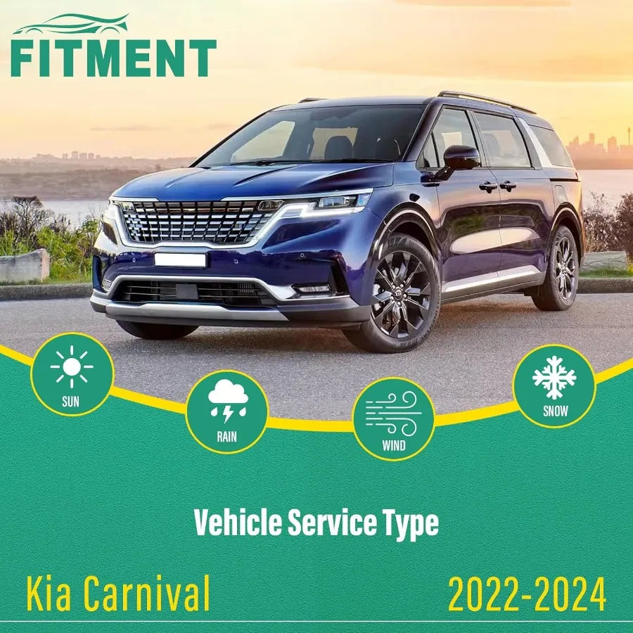 26 20 11 Windshield Wiper Blades Replacement for Kia Carnival 2022 2023 2024 Front And Rear Wipers Set OEM Quality