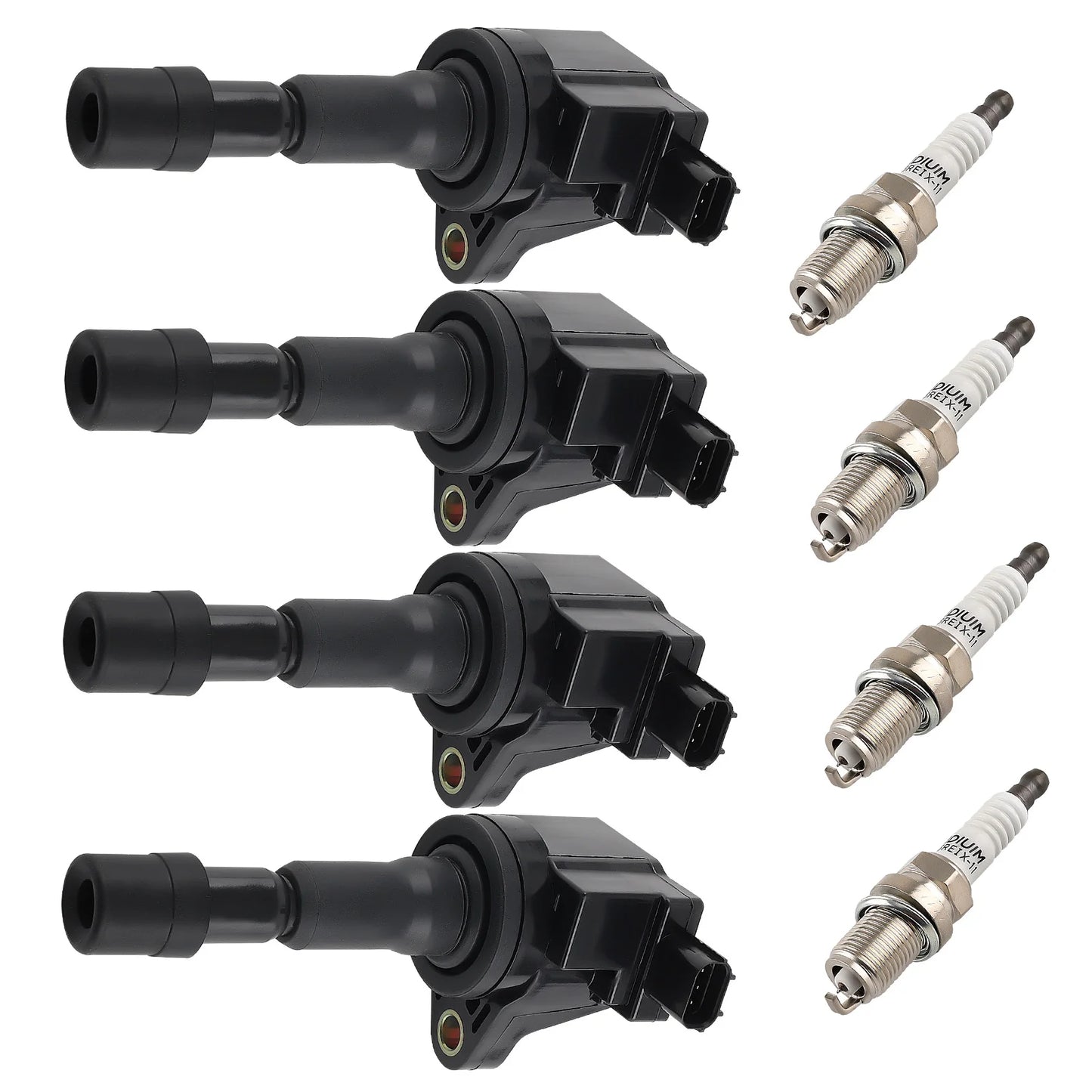 4X Ignition Coil And 4X Spark Plugs For Honda CRZ 1.5L Hybrid November 2016