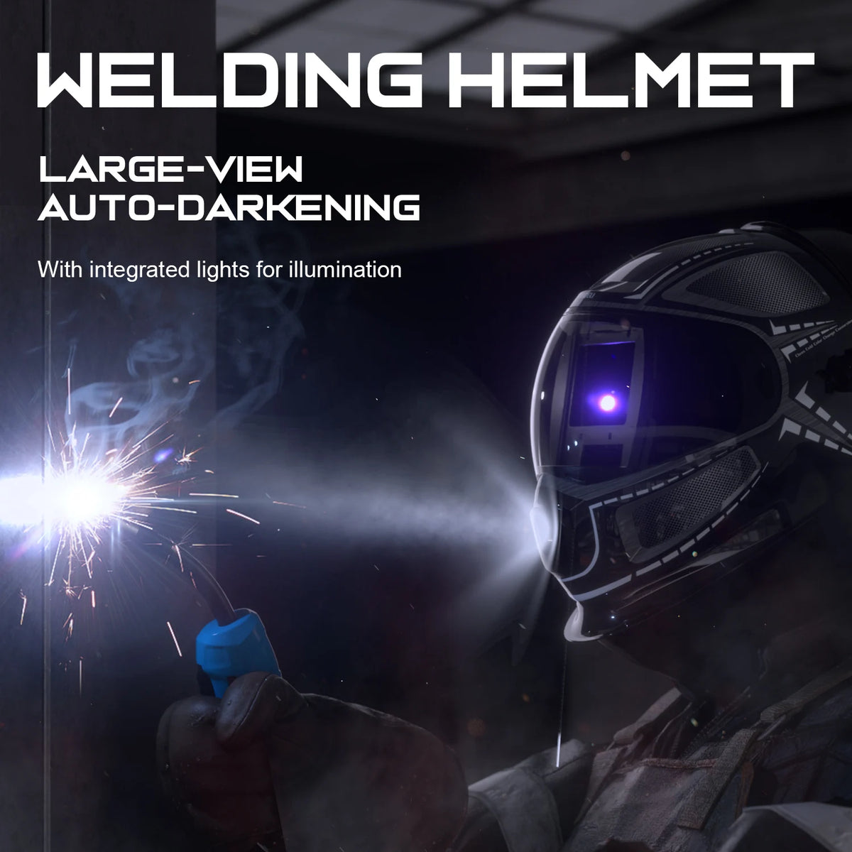 ANDELI Air Purifying PAPR Welding Helmet Auto Darkening Respirator Kit