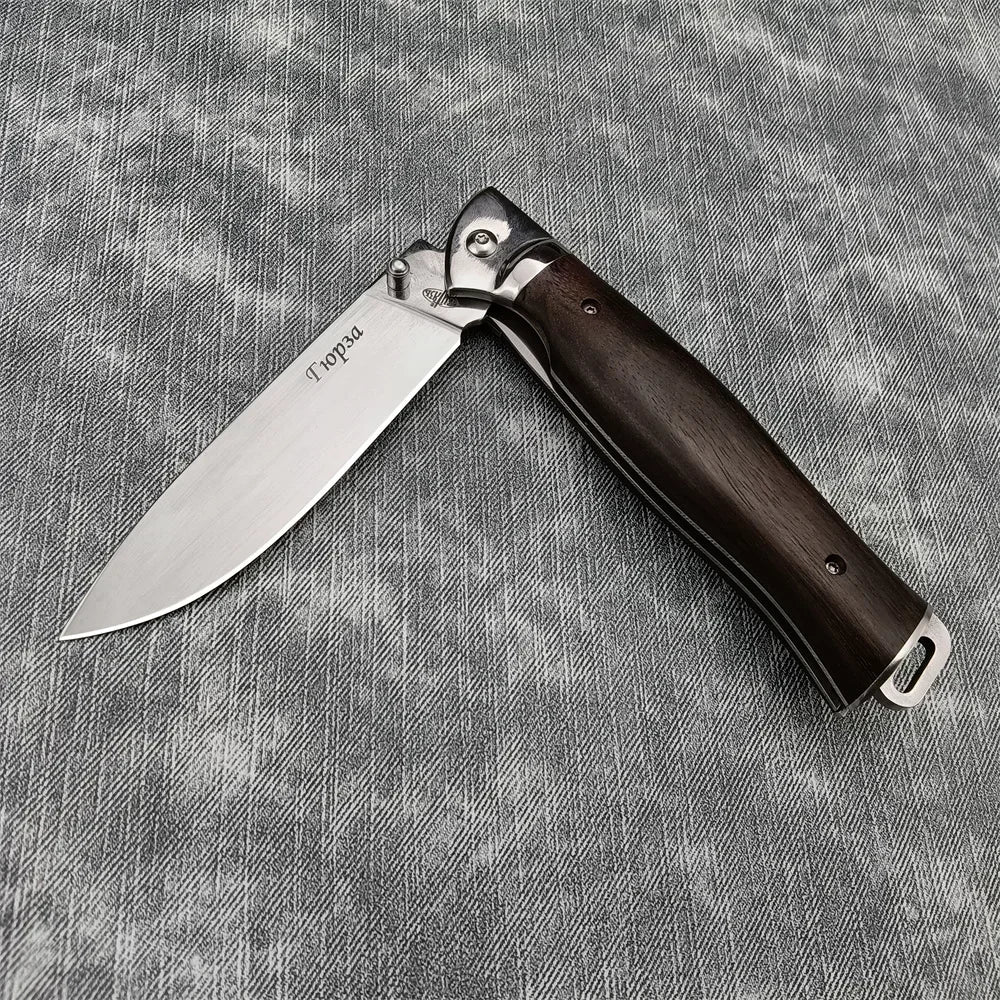 Russia Pocket Knife Sharp Fruit Self Defense Large Folding Wild Life Saving Flipper Zero EDC Knives for Hunting and Fishing Men