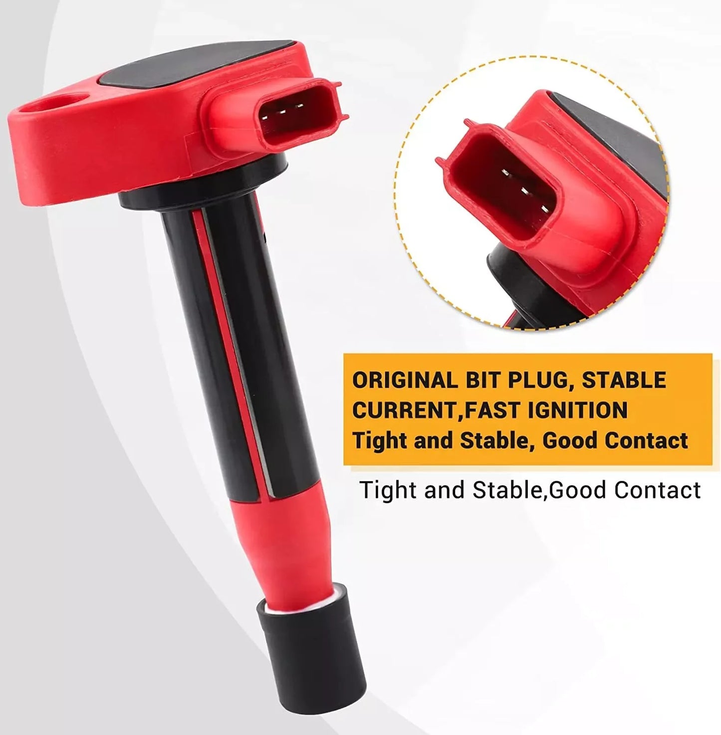 Carbole UF242 Ignition Coils and Six Spark Plugs for Honda Odyssey Civic TL V6