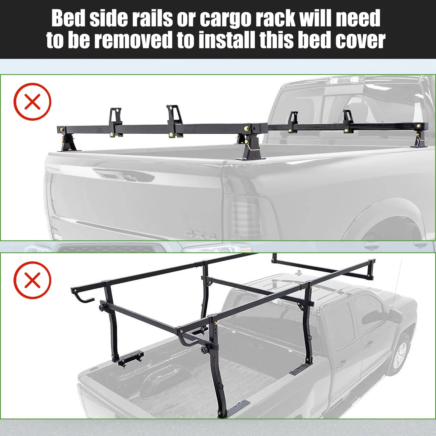 6.6FT Roll Up Tonneau Cover Bed For 2019 To 2024 Chevy Silverado And GMC Sierra 1500