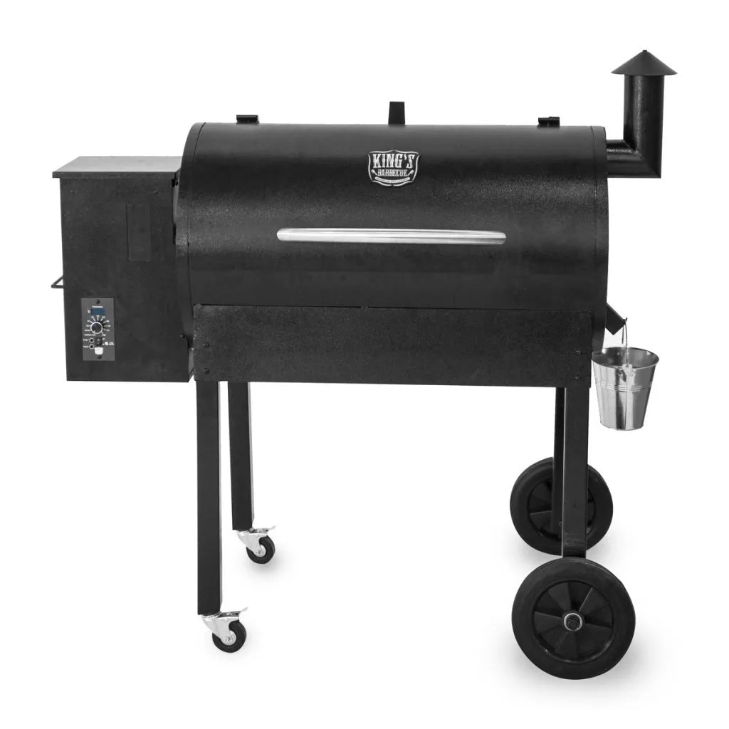 XMSJ Modern Wood Pellet Smoker Grill With Color Screen WiFi Controller