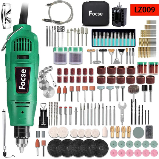 FOCSE 260W Power Engraver Mini Drill Pen Variable Speed Engraving Tool