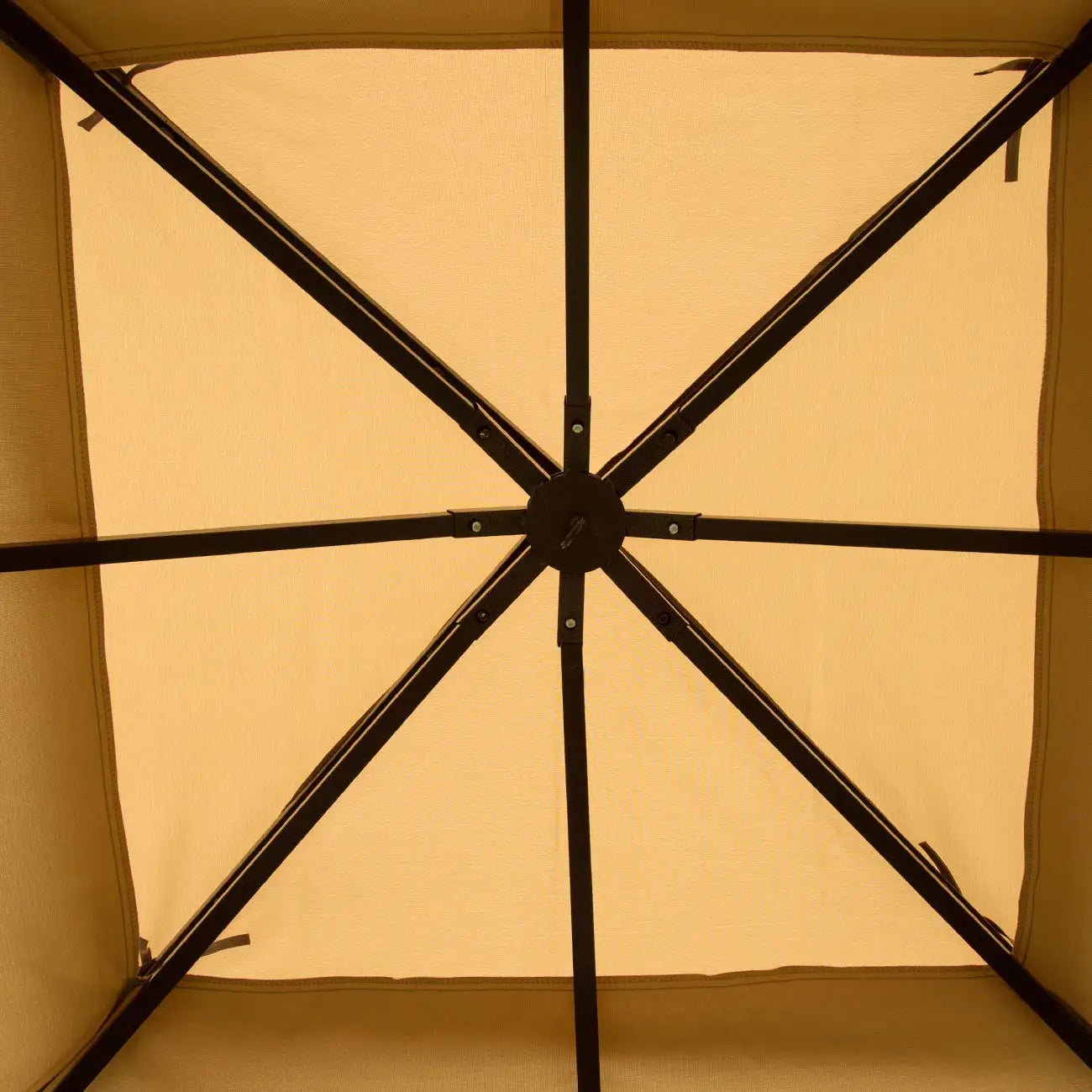Customizable 10x10 Garden Gazebo With Double Roof Vented Canopy For Patio