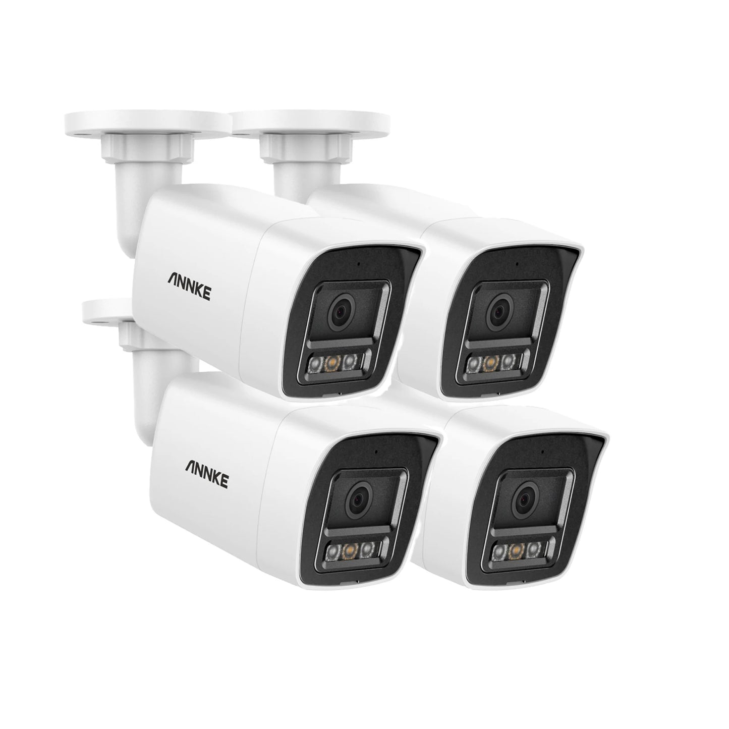 Annke 4K Ultra HD 8MP POE Outdoor Indoor Weatherproof Security Camera Kit with EXIR Night Vision and Email Alerts