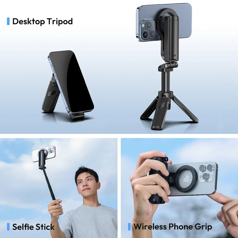 Ulanzi JJ03 Magnetic Phone Tripod Selfie Stick For iPhone