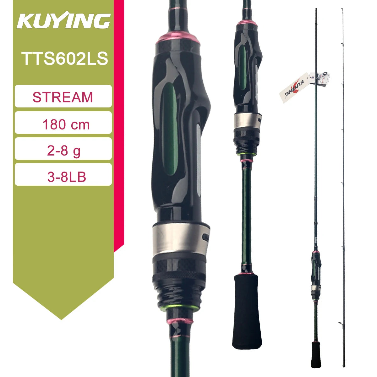 Kuying Teton Carbon Fishing Rod TTC662L TTC632UL TTS662L TTC602LS TTS602LS